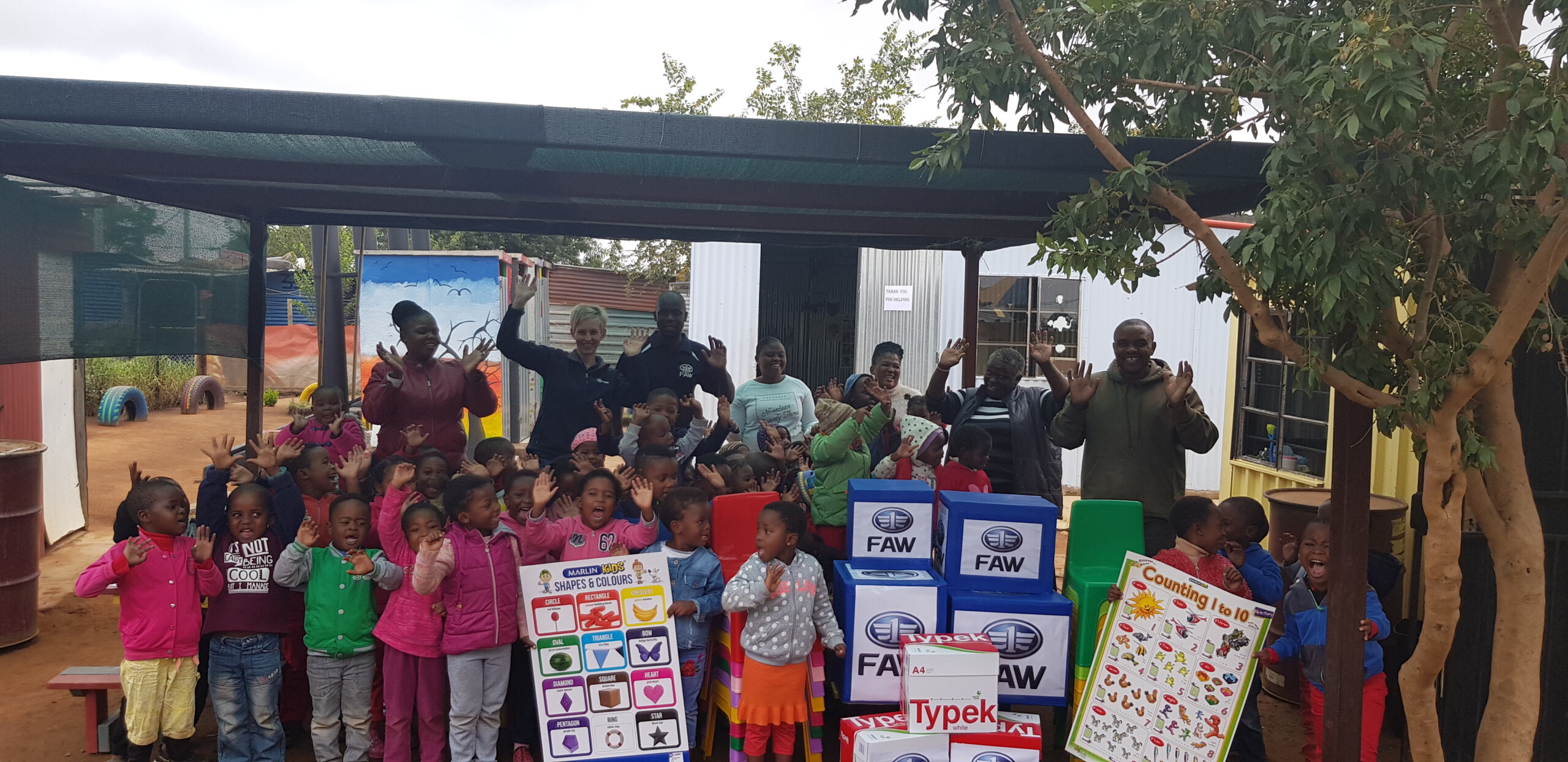 FAW feeds the children in Benoni